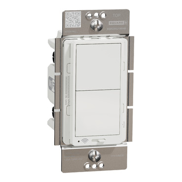 wees onder de indruk kloon draad SQR226U1WHW - Dimmer, X Series, rocker, 600W, single pole, 3 way, WiFi  connected, white, matte finish | Schneider Electric USA