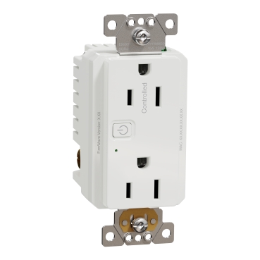WavePoint 125V/15A Wireless Outlet Plug with 3-Button- white