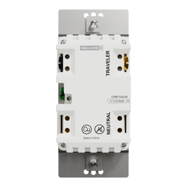 SQR50101WHZ - Switch, X Series, toggle, single pole, 1 way, Z-Wave