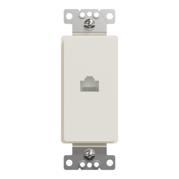 SQR87601LA - Data socket, X Series, RJ45, Cat 6, UTP, light