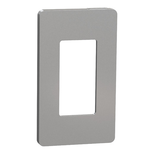 X Series 1 Gang Standard Size Screwless Wall Plate Matte Gray