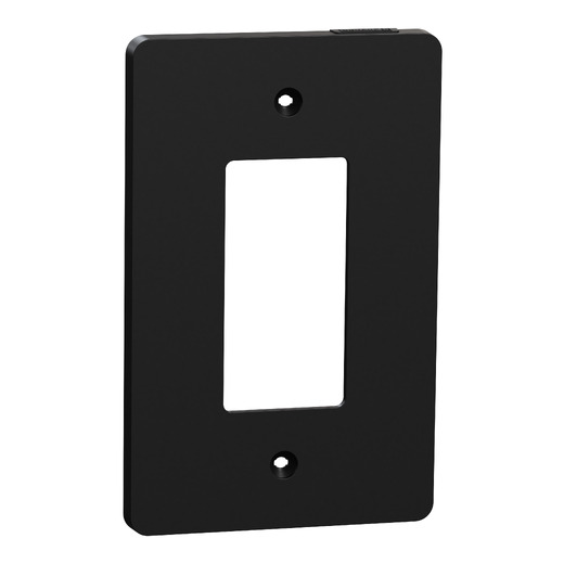 X Series 1 Gang Mid Size Plus Wall Plate Matte Black