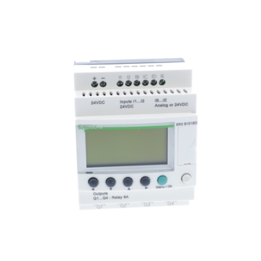 modular smart relay Zelio Logic - 10 I O - 24 V DC - clock - display-4