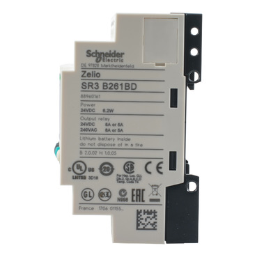 modular smart relay Zelio Logic - 26 I O - 24 V DC - clock - display-3