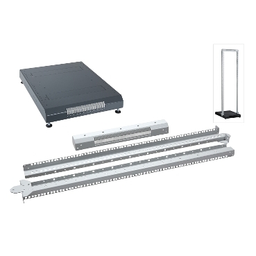 Actassi BTR Schneider Electric Batirack for building, infrastructure and electronics. Possibility to assemble 2 or 4 uprights