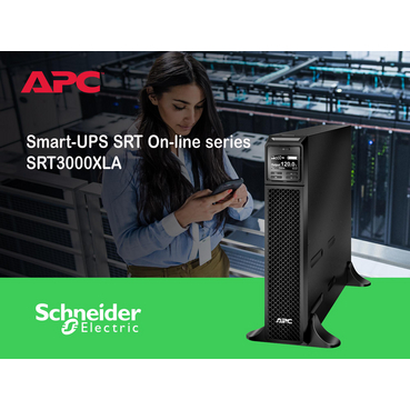 SRT3000XLA - APC Smart-UPS On-Line, 3kVA, Tower, 120V, 8x 5-20R+1x