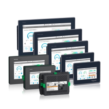 Harmony ST6 Schneider Electric Standard og web-HMI-paneler med 4 "W til 15,6" W touchskærm