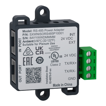 SpaceLogic™ und EasyLogic™ Adapter Schneider Electric Kommunikationsmodule zur Funktionserweiterung von SpaceLogic und EasyLogic Controller