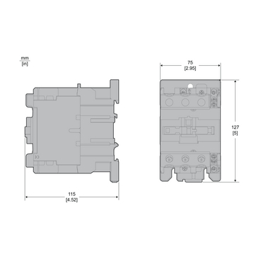 D3N contactor 40A 230V 50/60Hz 1NO+1NC- TI
