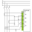 P1F Typical connection 3 phases CTs - TI