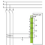 P1F Typical connection 3 phases CTs - TI