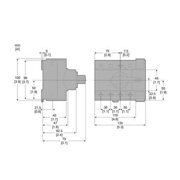 28918 - switch-disconnector Compact INS63 - 3 poles - 63 A