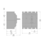 EZS160E TM100D 4P3D circuit breaker - TI