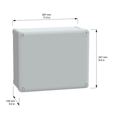 NSYTBS292412 - ABS industrial box, PanelSeT TBS