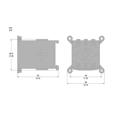 BODY 3P DISCON SWITCH 20A - TI