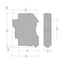 FUSE HOLDER 1P 32A FOR FUSE 10 X 38 MM - TI