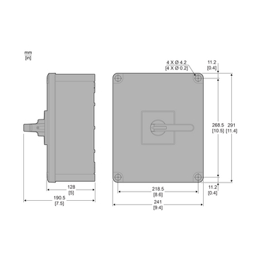 ENCLOSED DISCONNECT SWITCH VARIO VCF 3P - TI