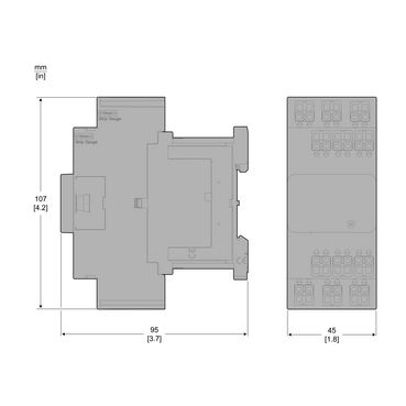 CTR Deca 09A-12A 3P 24V-440V DC Snap-in - TI