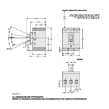 GJL36050M05 - MOTOR CIRCUIT PROTECTOR 600Y/347V 50A | Schneider