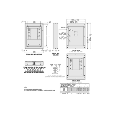 HCM23646 - Interior, I-Line Panelboard, 600A, main lugs, 45in CB