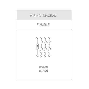 Illustration: Wiring Diagram for H326N and H366N