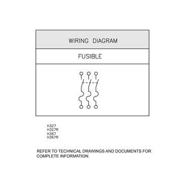 Illustration: Wiring Diagram for H327, H327R, H367, and H367R