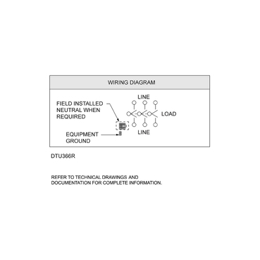 Illustration: Wiring Diagram for DTU366R