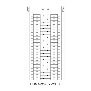 HOM4284L225PC - Load center, Homeline, 1 phase, 42 spaces, 84