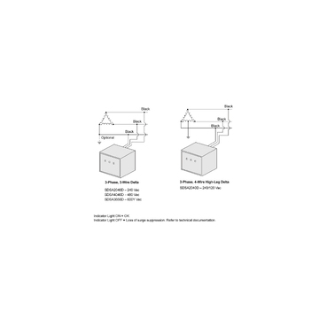 Illustration: Wiring Diagrams for SDSA2040D SDSA4040D SDSA3650D Delta