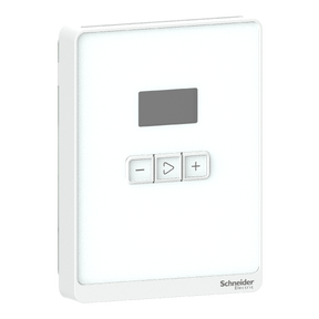 Sxwsatxxxslw Sensor Temperature 3 Button Lcd Setpoint With Optimum White Cover Schneider Electric Global