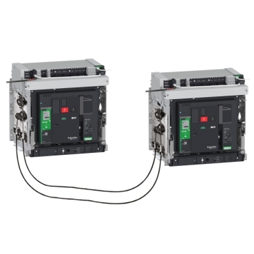 TransferPacT basé sur MasterPacT MTZ ou ComPacT NS Schneider Electric Inverseurs de sources configurables jusqu'à 6300 A avec commande automatique ou à distance