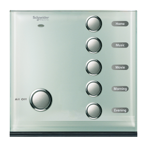 U106rwmzb Xgl Ezinstall3 6 Key Freelocate Switch Crystal Glass Schneider Electric Uae