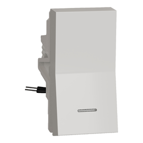 Unica Pure 6AX, 1 Way Switch, White