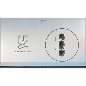 Us727h Xpw Universal Shaver Socket 100 240vac Pearl White