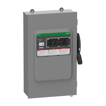 VH364AWKGL - Safety switch, VisiPacT, heavy duty, fused, viewing window,  NEMA 12, 600V, 200A, 3 pole, ground lugs | Schneider Electric USA