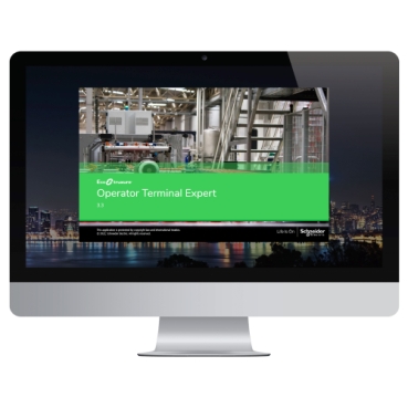 EcoStruxure™ Operator Terminal Expert Schneider Electric Modern HMI-programvara med den senaste UI designen.