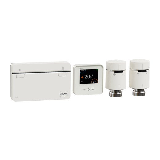 Buy Thermostat kit, Wiser, with 1channel HubR, 1 room thermostat and 2 radiator thermostats