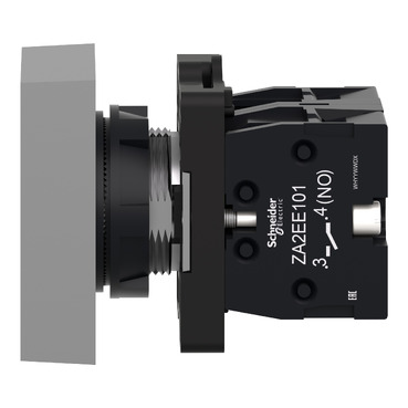 XA2EA7A3415 - Botão duplo Ø22mm plástico, retorno por mola, verde