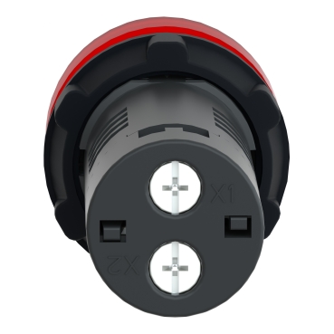 round pilot light Ø 22 - red - integral LED - 220 V AC - screw clamp terminals-3