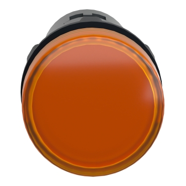 round pilot light Ø 22 - orange - integral LED - 220 V AC- screw clamp terminals-2