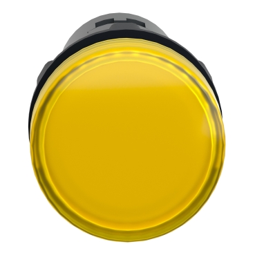 round pilot light Ø 22 yellow - integral LED - 220 V AC- screw clamp terminals-3