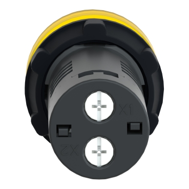 round pilot light Ø 22 yellow - integral LED - 220 V AC- screw clamp terminals-4
