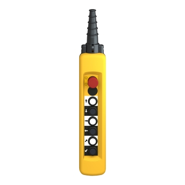 pendant control station XAC-A - 6 pushbuttons 1 Emergency stop-4