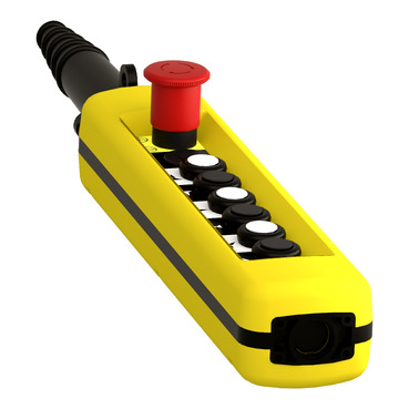 XACA882H44 - Pendant control station, Harmony XAC, plastic, yellow