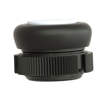 round head for pushbutton - spring return - XAC-A - white - booted-3