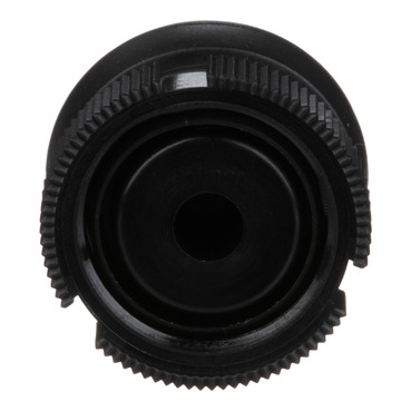 round head for pushbutton - spring return - XAC-A - black - booted-3