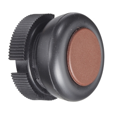 XACA9419 - Push button head, Harmony XAC, plastic, brown, booted 