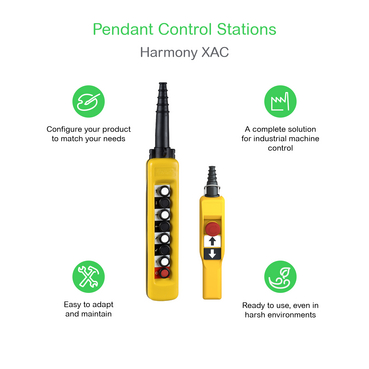 XENG1191 - Harmony, XAC Pendant Station, contact block, spring