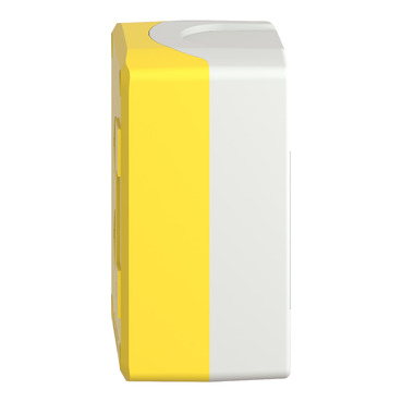 XALK02 - Empty control station, plastic, yellow, 1 cut-out