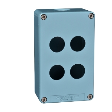 Metal and insulated enclosures using XB4 range Ø 22 mm control and signaling units